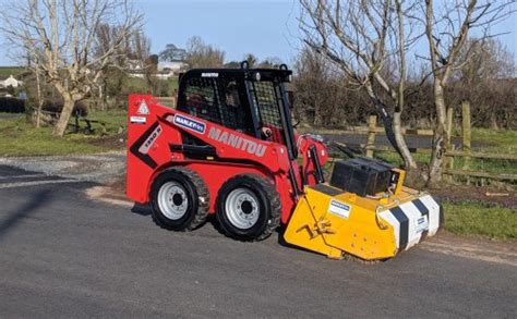 skid steer hire cumbria|skid steer sweeper attachment rental.